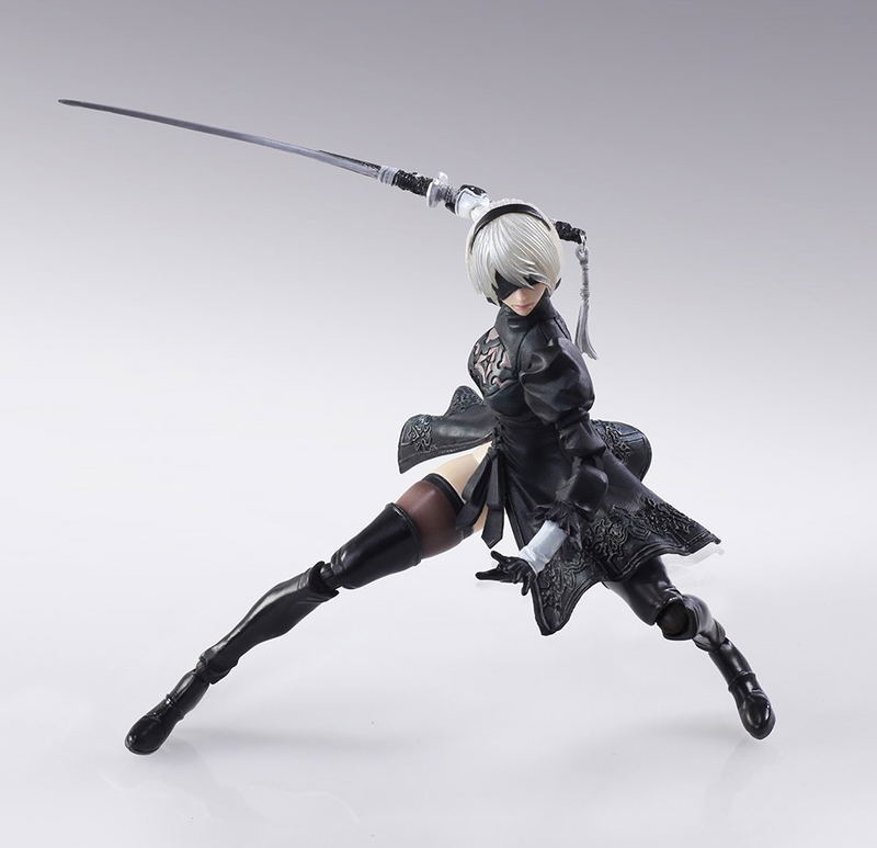 Nier: Automata Bring Arts: 2B & Machine Life Form Set image 7