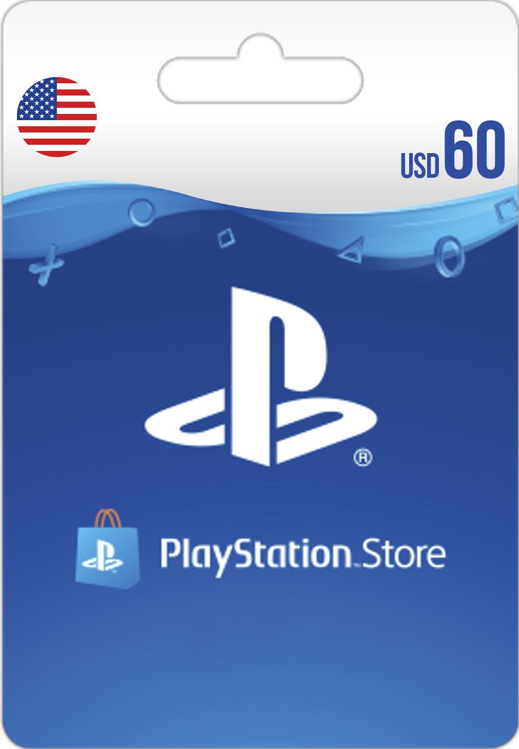 PSN Card 60 | Playstation Network US for PSP, PS3, PSP Go, Vita, PS4, PS5