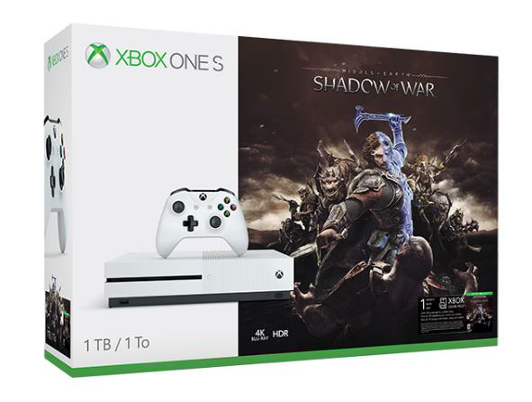 Xbox One S 1TB Middle-Earth: Shadow of War image 1