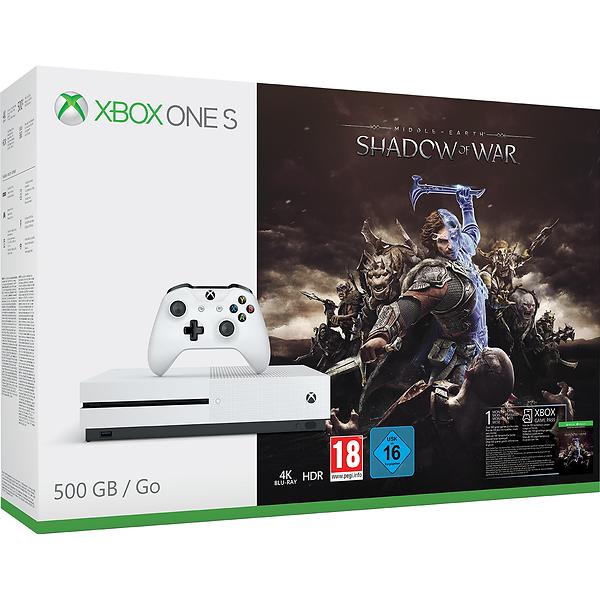 Xbox One S 500GB Middle-Earth: Shadow of War image 1