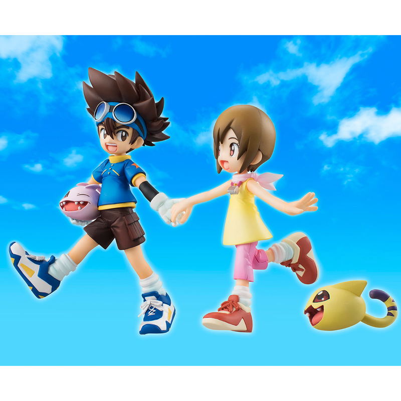 G.E.M. Series Digimon Adventure: Yagami Taichi & Yagami Hikari & Koromon & Nyaromon image 2