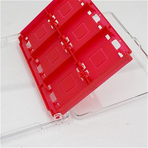 Clear Card Case 12 for Nintendo 3DS (Red)