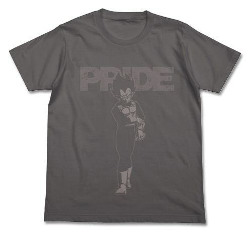 Dragon Ball Super - Vegeta Pride T-shirt Medium Gray (S Size) image 1
