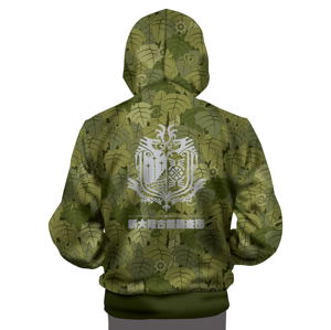Monster Hunter World Zippered Hoodie - Hiding Clothes (S Size)