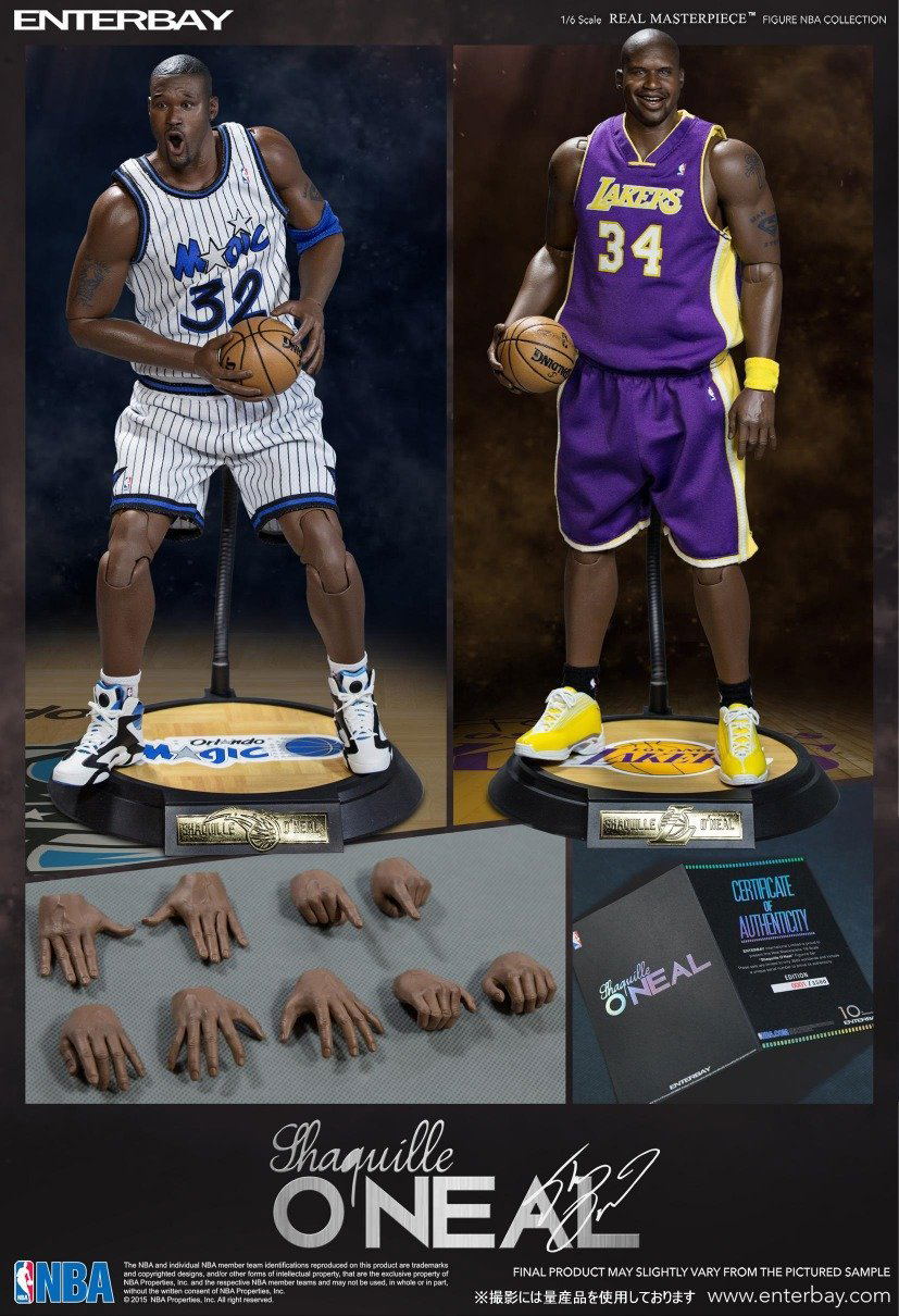 NBA Collection 1/6 Scale Pre-Painted Figure: Shaquille O'Neal Duo