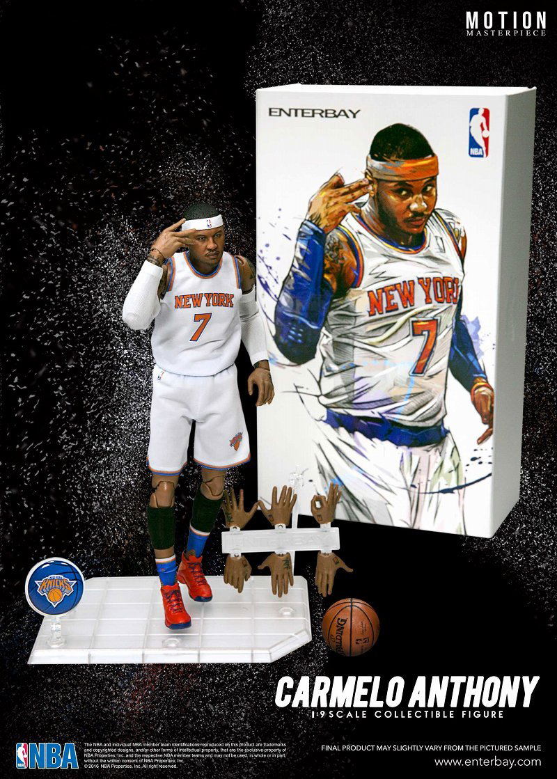 k*.様 ENTERBAY NBA フィギュア 1/9 正規品　カーメロ・アンソ NBA Collection 1/9 Scale Pre-Painted Figure: Carmelo Anthony
