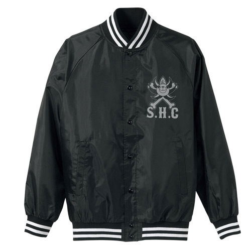 One Piece - Straw Hat Crew Nylon Jacket Black x White (L Size) image 1