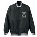 One Piece - Straw Hat Crew Nylon Jacket Black x White (M Size) thumbnail 1