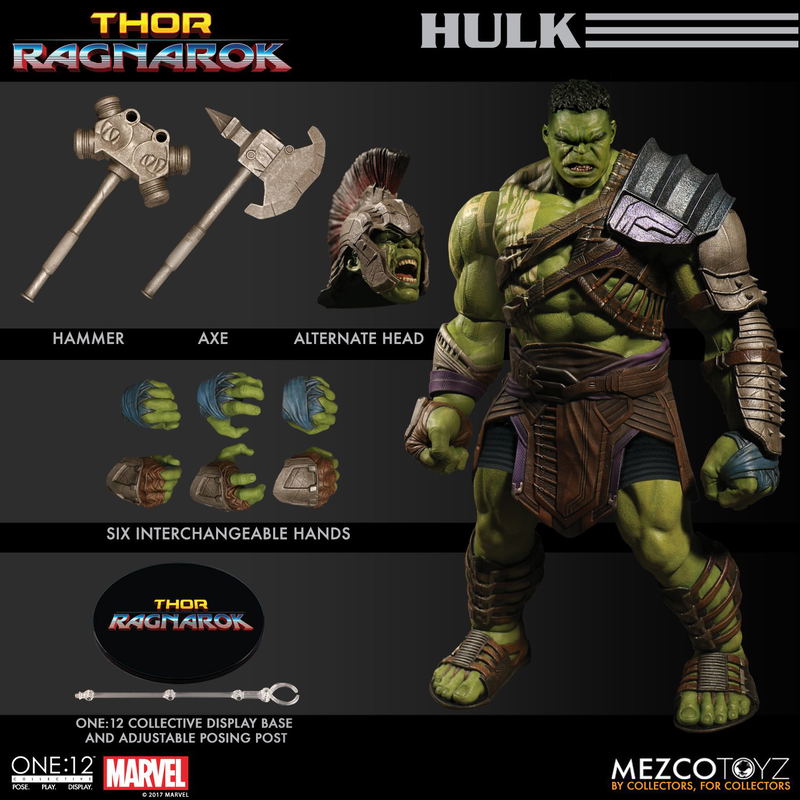 One:12 Collective Thor Ragnarok Action Figure: Ragnarok Hulk image 10