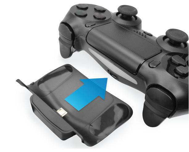 Qi Standard Rack Charging Receiver 4 for PlayStation 4 Controller 