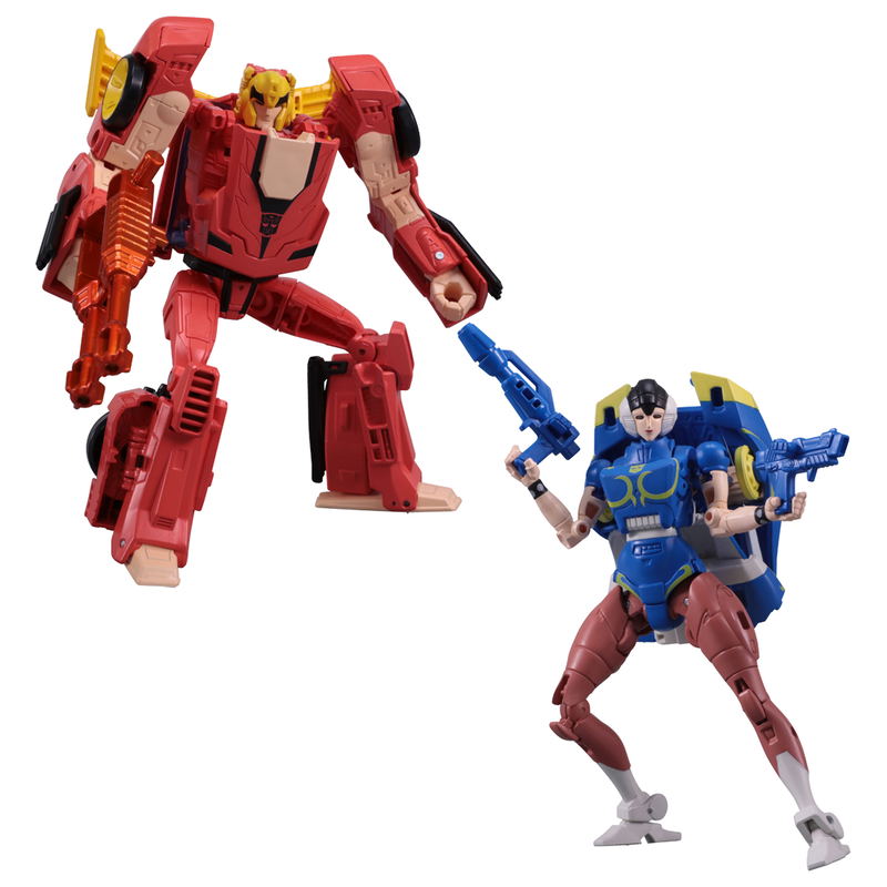 Street Fighter II x Transformers: Ken & Chun-li image 1