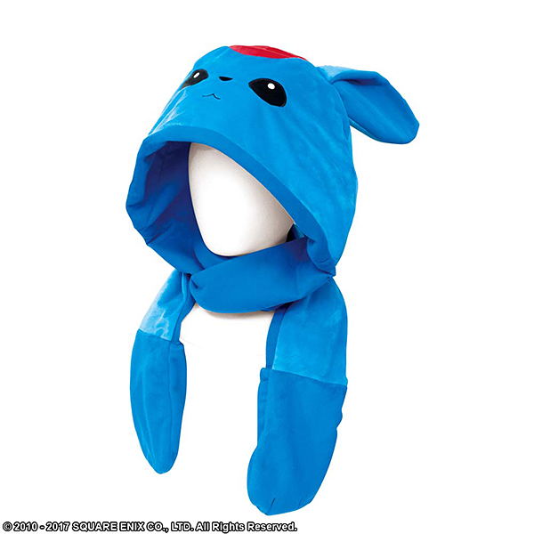 Final Fantasy XIV Muffler With Hood - Emerald Carbuncle image 1
