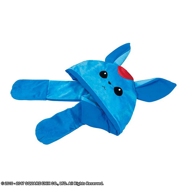 Final Fantasy XIV Muffler With Hood - Emerald Carbuncle image 2