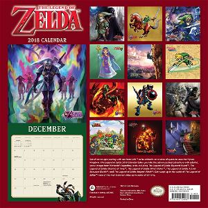 The Legend Of Zelda 2018 Wall Calendar