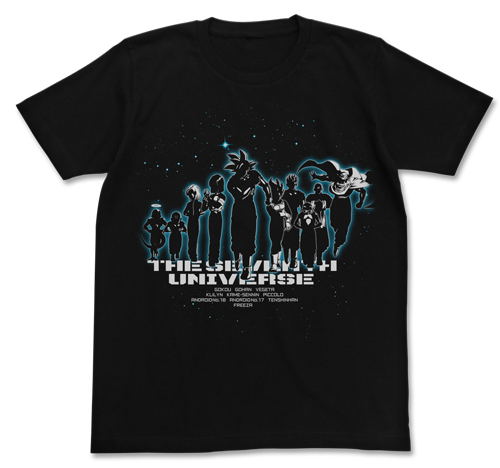 Dragon Ball Super - The Seventh Universe T-shirt Black (M Size) image 1