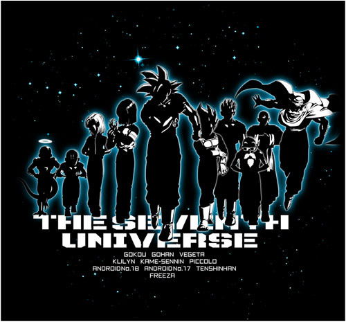 Dragon Ball Super - The Seventh Universe T-shirt Black (XL Size) image 2