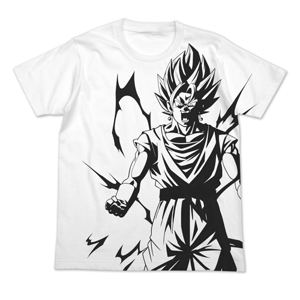 Dragon Ball Z - Vegito All Print T-shirt White (S Size)_