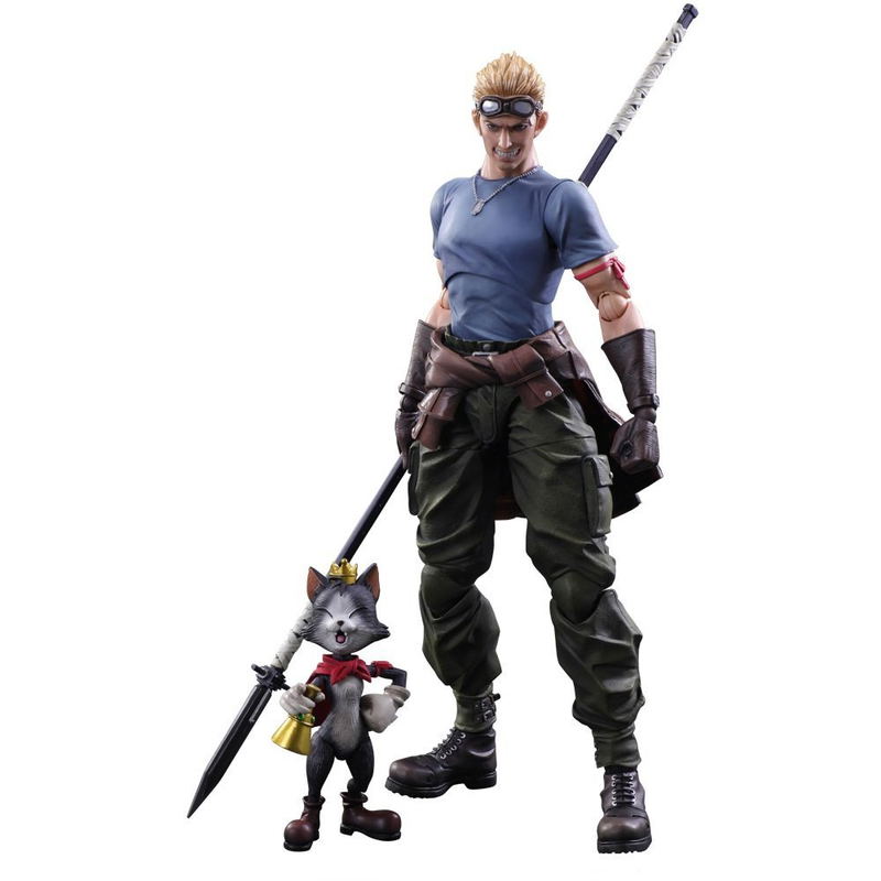 Final Fantasy VII Advent Children Play Arts Kai: Cid Highwing & Cait Sith image 1