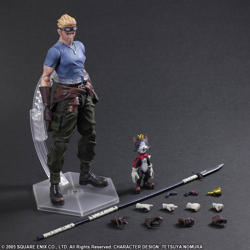 Final Fantasy VII Advent Children Play Arts Kai: Cid Highwing & Cait Sith image 10