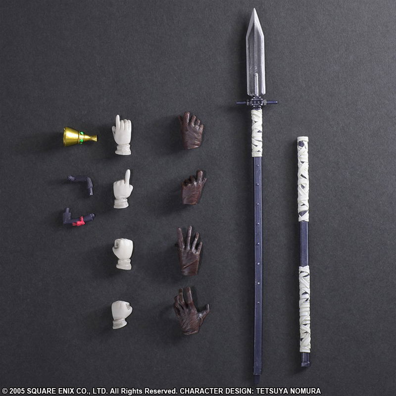 Final Fantasy VII Advent Children Play Arts Kai: Cid Highwing & Cait Sith image 9