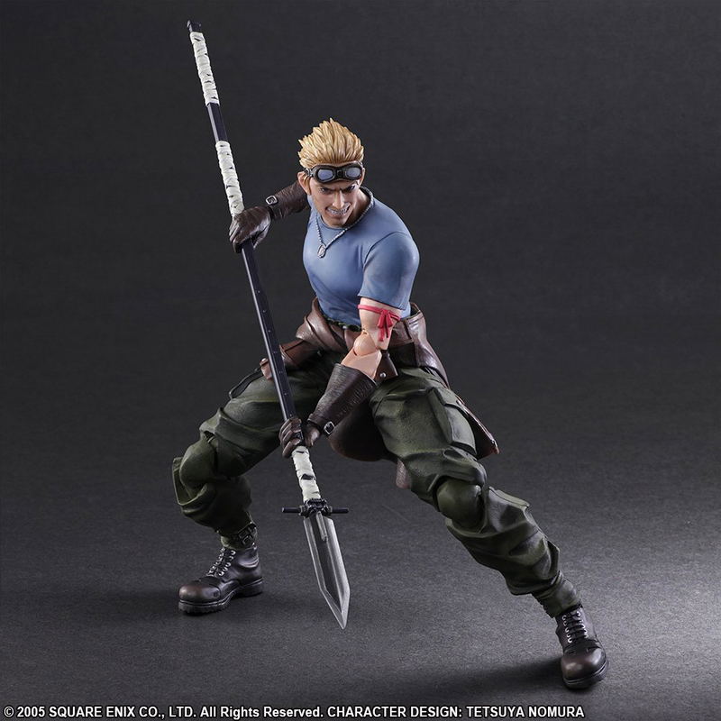 Final Fantasy VII Advent Children Play Arts Kai: Cid Highwing & Cait Sith image 6