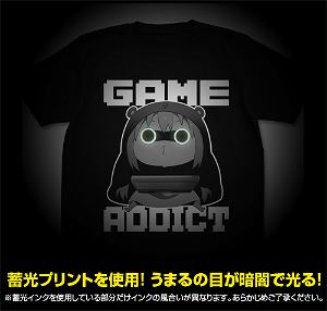 Himouto! Umaru-chan R - Game Addict Umaru T-shirt Black (L Size)