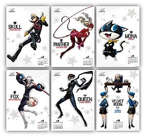 Persona 5 Wall Calendar 2018 Poster Set