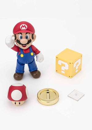 S.H. Figuarts Super Mario Brothers: Mario (New Package Ver.)