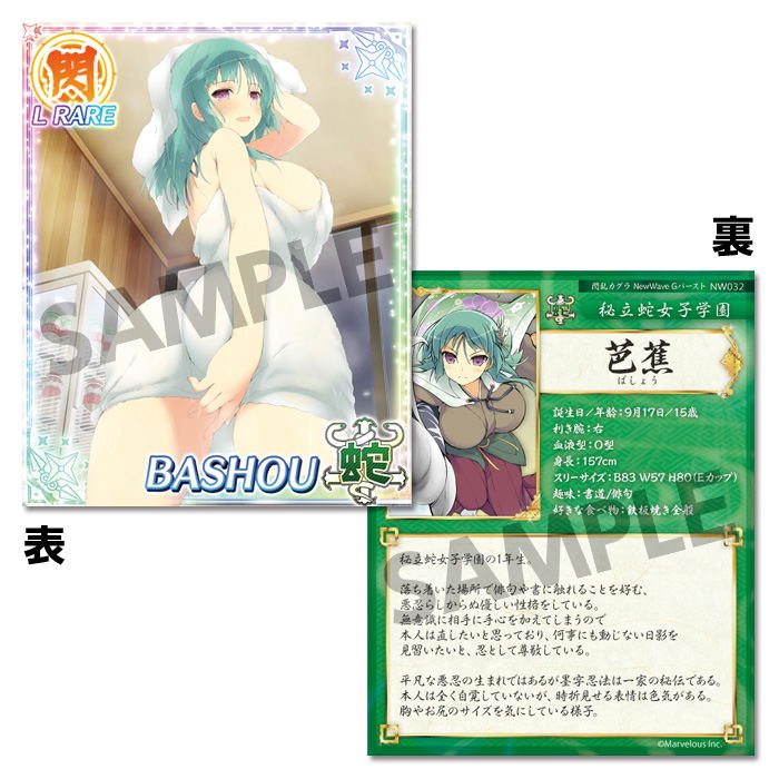 Senran Kagura New Wave G Burst Drama CD & Real Card Set image 9