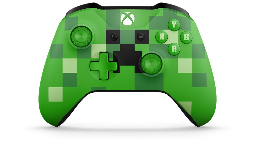 Xbox Wireless Controller (minecraft Creeper) For Pc, Xone, Xbox One S 