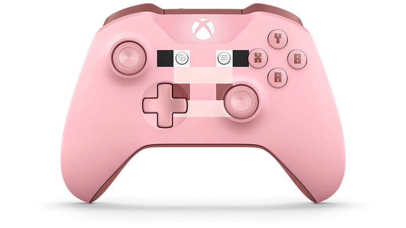 Xbox Wireless Controller (Minecraft Pig) 適用於 PC, XONE, Xbox One S, XONE X