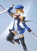 BlazBlue Chrono Phantasma 1/7 Scale Pre-Painted Figure: Noel Vermilion Old Costume Ver. thumbnail 5