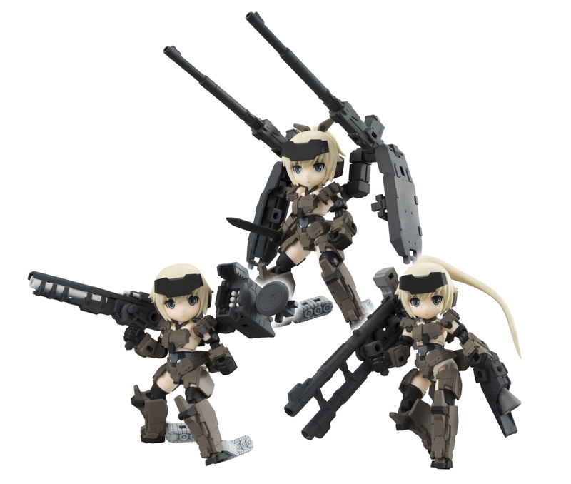 Desktop Army Frame Arms Girl KT-321f Gorai Series (Set of 3 pieces) image 1