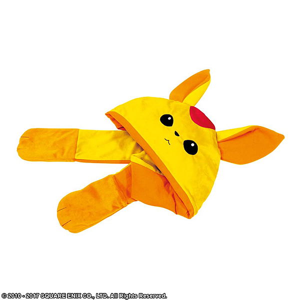 Final Fantasy XIV Muffler With Hood - Topaz Carbuncle image 2