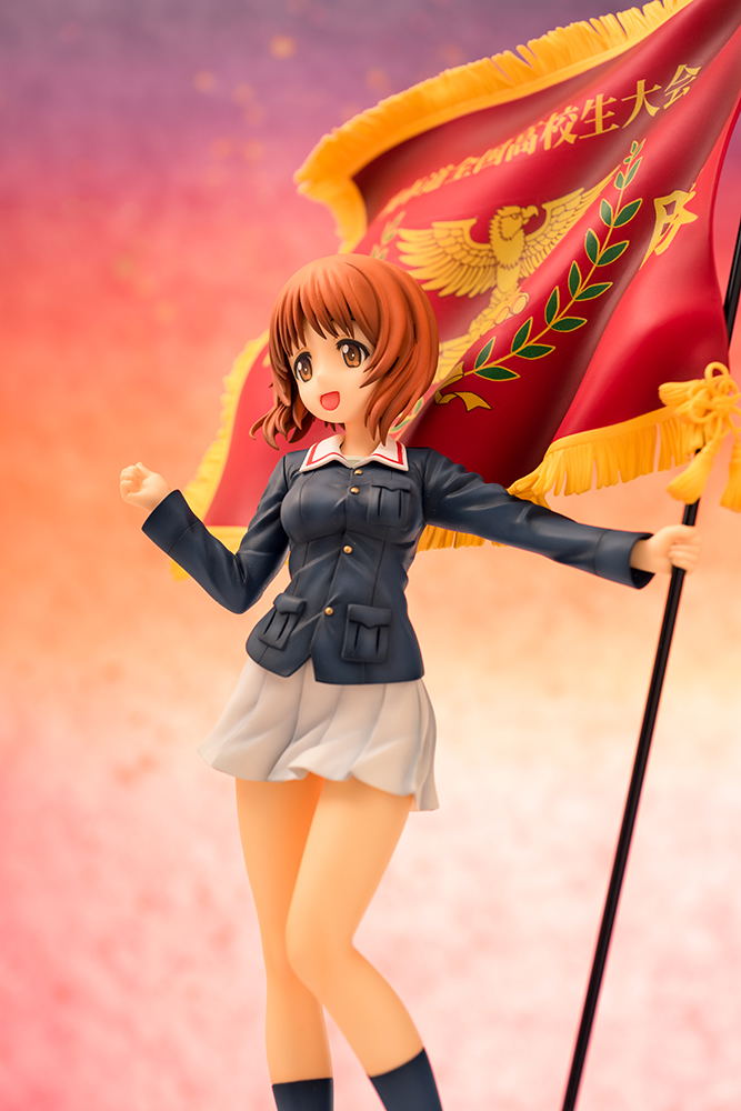 Girls und Panzer der Film 1/7 Scale Pre-Painted Figure: Nishizumi Miho Senshado The National High School Tournament Winner's Flag Ver. image 12