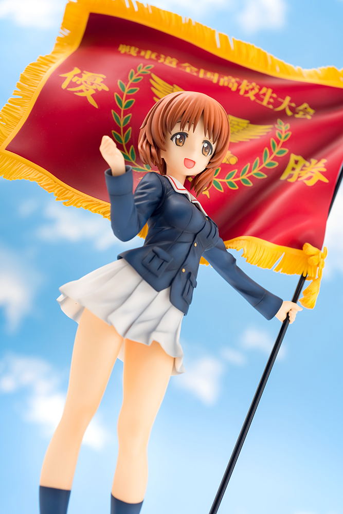 Girls und Panzer der Film 1/7 Scale Pre-Painted Figure: Nishizumi Miho Senshado The National High School Tournament Winner's Flag Ver. image 15