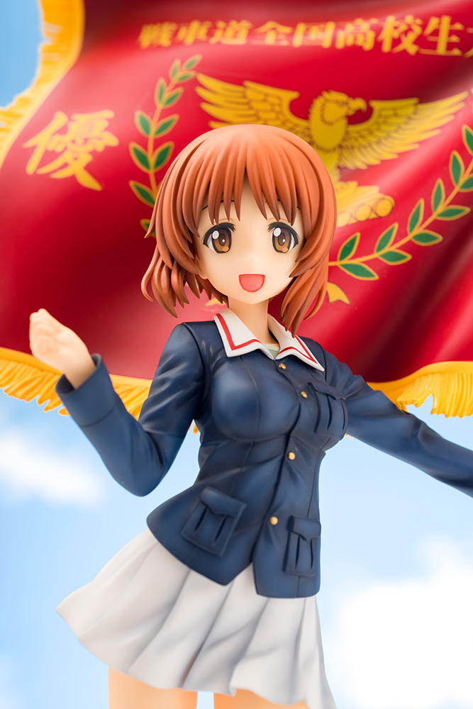 Girls und Panzer der Film 1/7 Scale Pre-Painted Figure: Nishizumi Miho Senshado The National High School Tournament Winner's Flag Ver. image 17