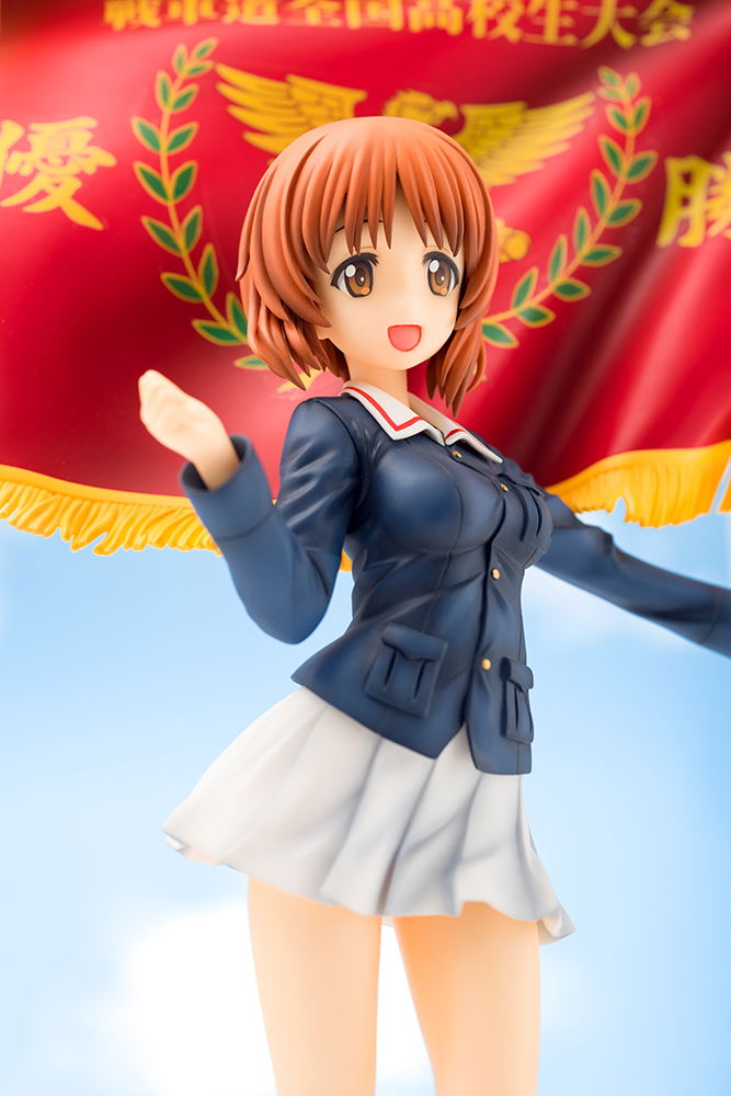 Girls und Panzer der Film 1/7 Scale Pre-Painted Figure: Nishizumi Miho Senshado The National High School Tournament Winner's Flag Ver. image 18