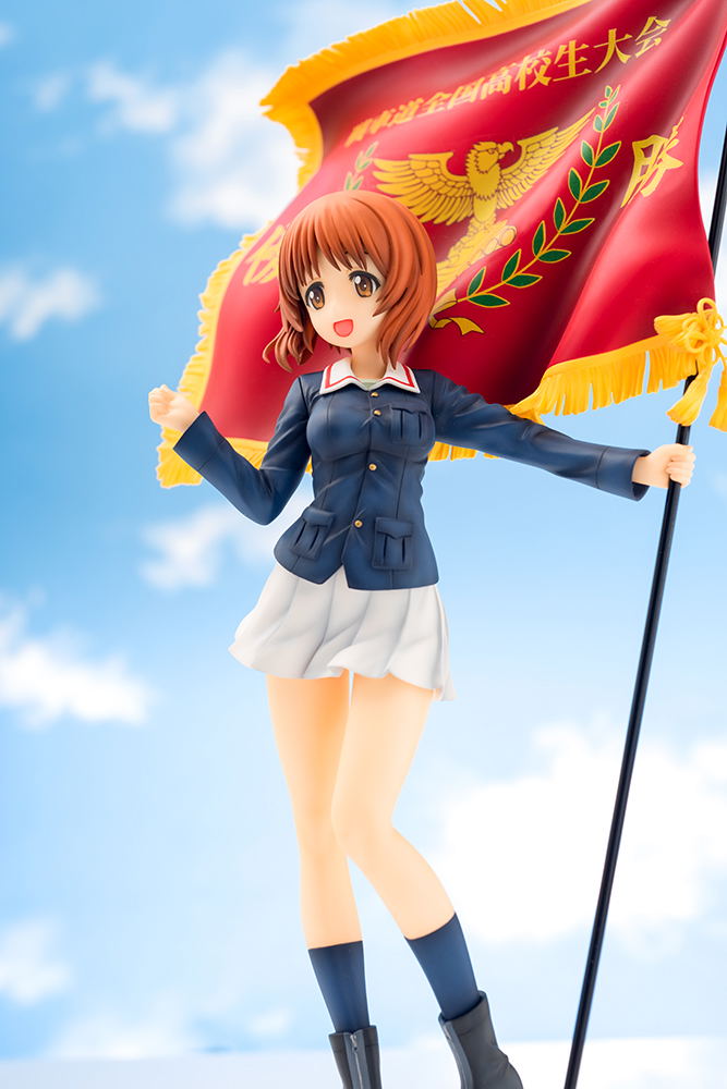 Girls und Panzer der Film 1/7 Scale Pre-Painted Figure: Nishizumi Miho Senshado The National High School Tournament Winner's Flag Ver. image 20