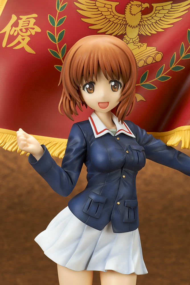 Girls und Panzer der Film 1/7 Scale Pre-Painted Figure: Nishizumi Miho Senshado The National High School Tournament Winner's Flag Ver. image 3