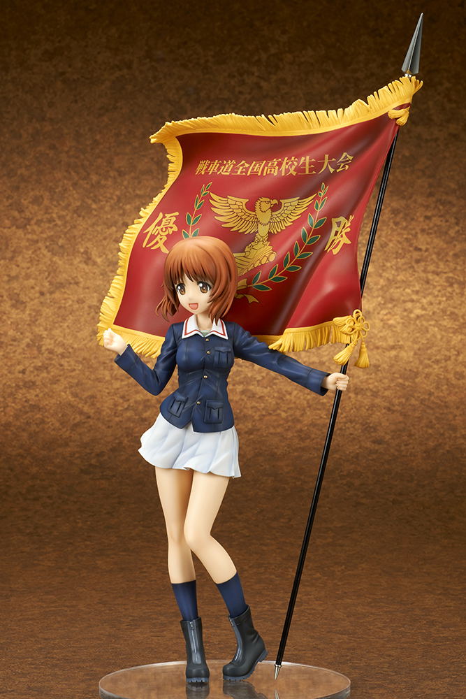 Girls und Panzer der Film 1/7 Scale Pre-Painted Figure: Nishizumi Miho Senshado The National High School Tournament Winner's Flag Ver. image 4