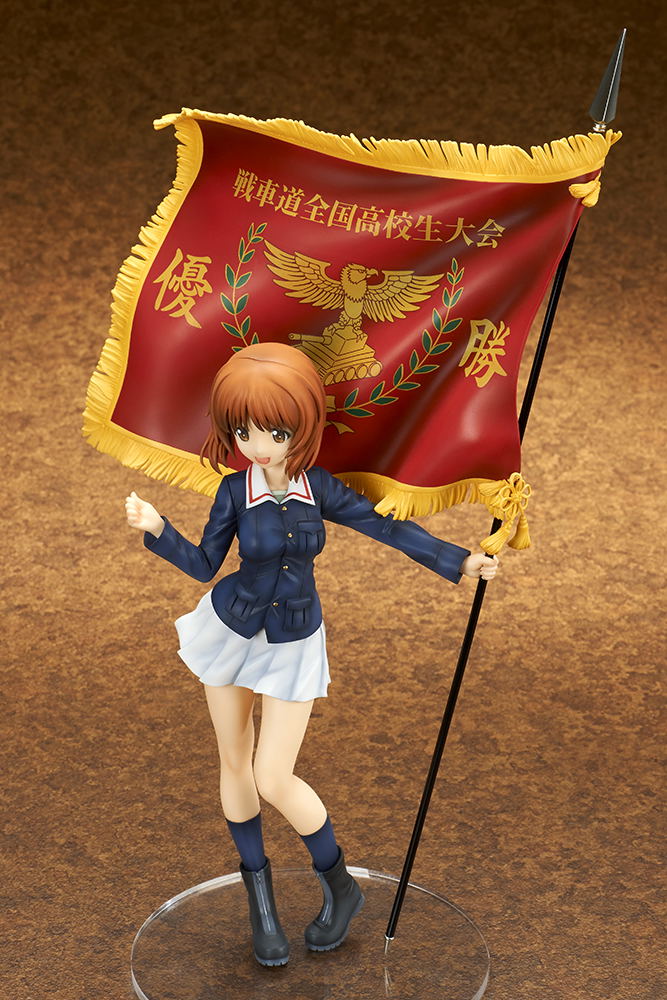 Girls und Panzer der Film 1/7 Scale Pre-Painted Figure: Nishizumi Miho Senshado The National High School Tournament Winner's Flag Ver. image 9