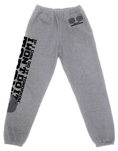 Himouto! Umaru-chan R - Kyou Wa Yaranai Sweat Pants Heather Gray (L Size) image 1