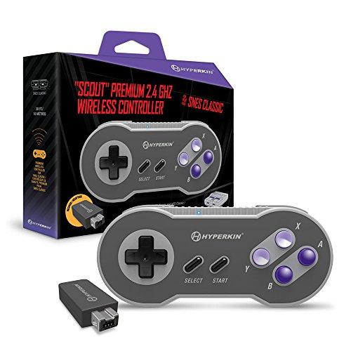 Hyperkin Scout Premium 2.4 GHz Wireless Controller for SNES Classic ...