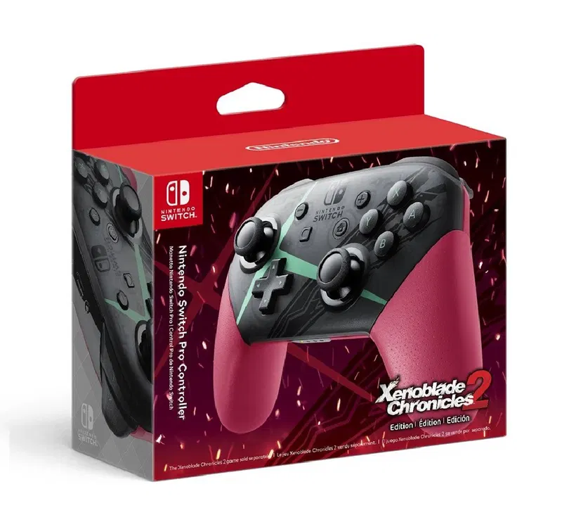 Nintendo Switch Pro Controller [Xenoblade 2 Edition] image 1