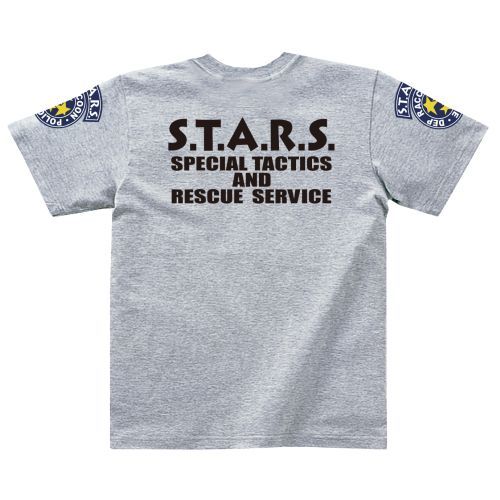 Resident Evil T-shirt S.T.A.R.S. Gray (XL Size) image 2