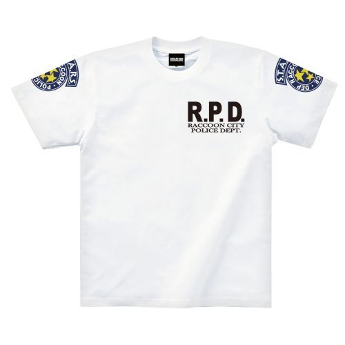 Resident Evil T-shirt S.T.A.R.S. White (M Size) image 1