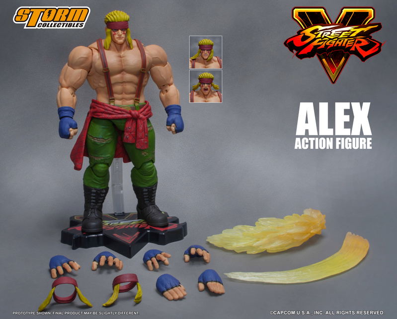 Street Fighter V 1/12 Scale Pre-Painted Action Figure: Alex image 15