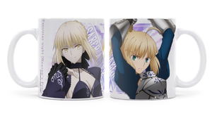 Fate/Stay Night [Heaven's Feel] - Saber & Saber Alter Full Color Mug Cup_