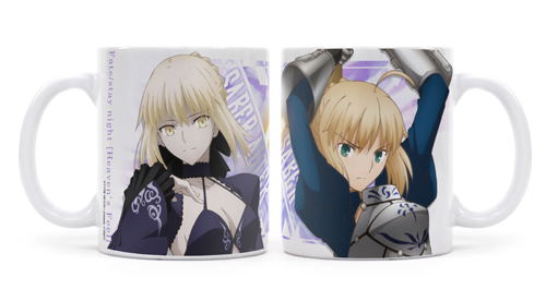 Fate/Stay Night [Heaven's Feel] - Saber & Saber Alter Full Color Mug Cup image 1